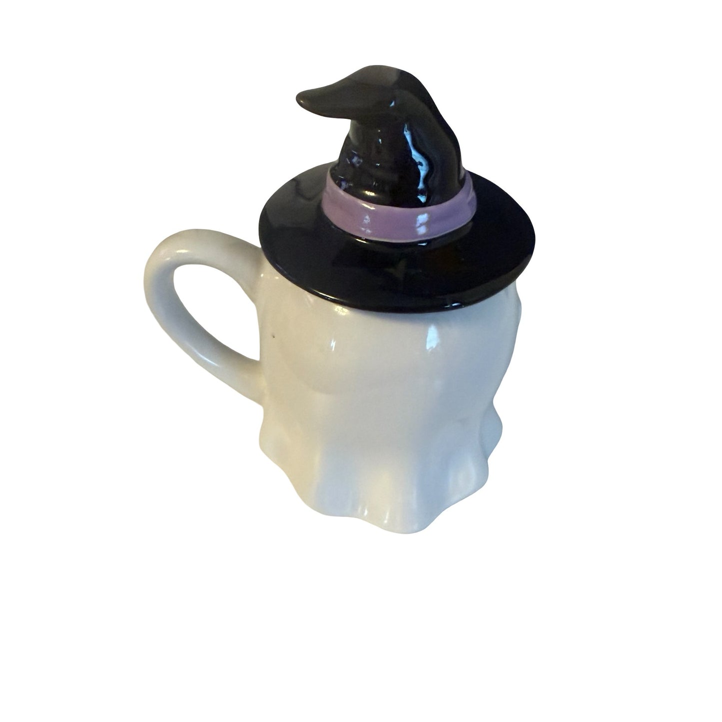 Hyde and EEK Boutique Ghost Mug with Witch Hat Lid Halloween Stoneware Target 2025