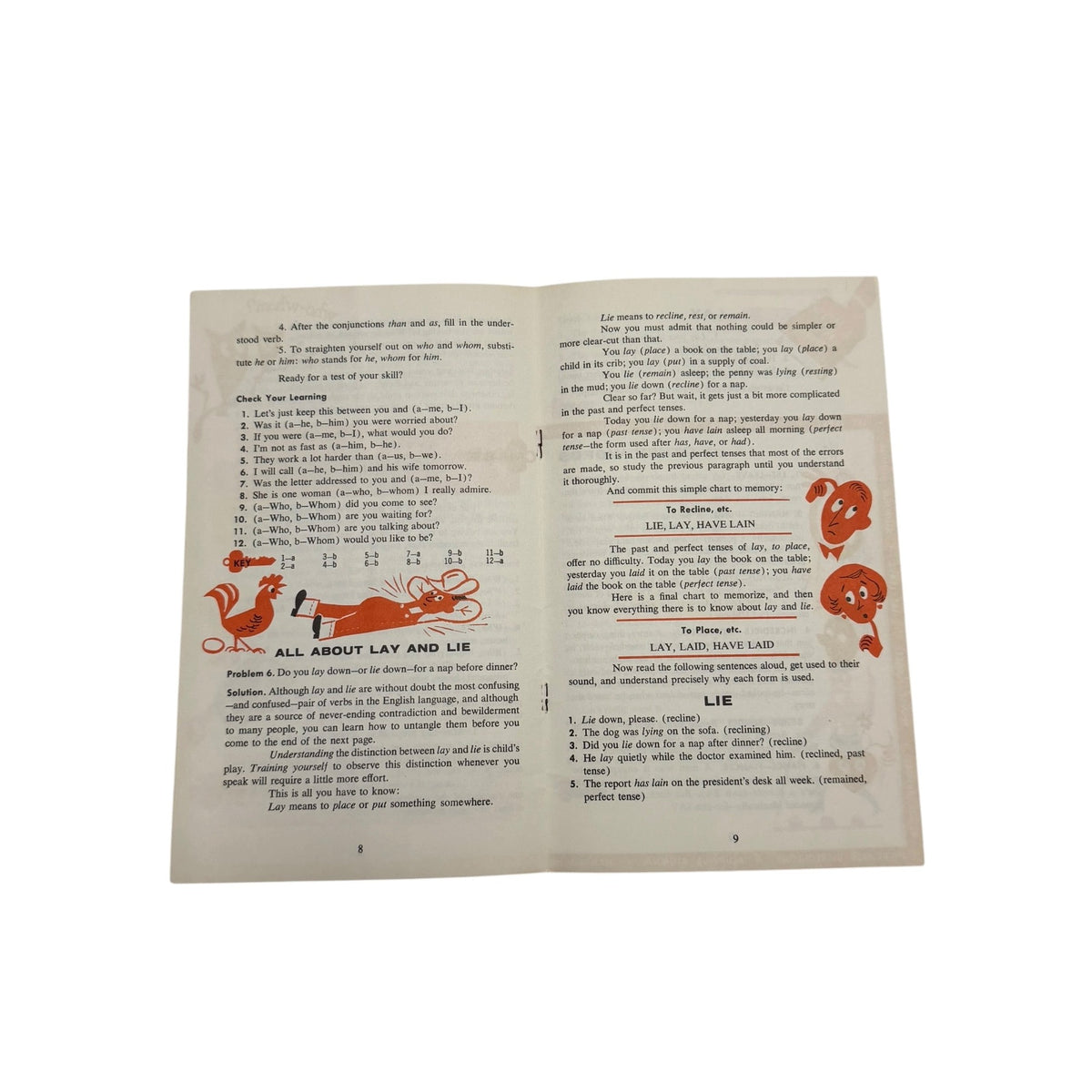 Norman Lewis Better English Easy Ways to Better English Vintage 1958 Grammar Booklet GM