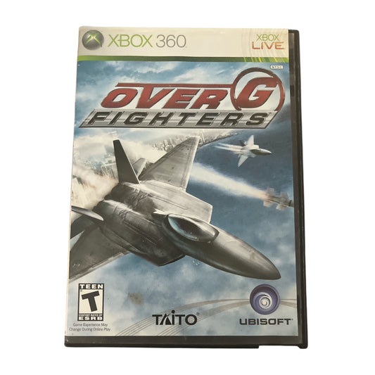Over G Fighters (Xbox 360, 2006) – Complete with Case and Disc – Taito/Ubisoft – Air Combat Flight Sim