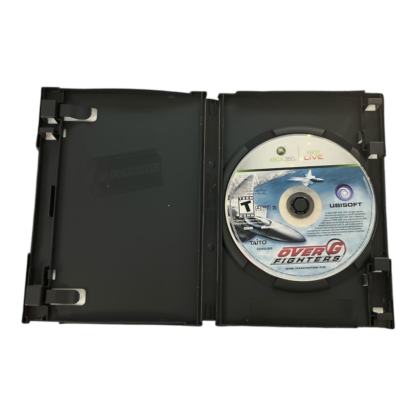 Over G Fighters (Xbox 360, 2006) – Complete with Case and Disc – Taito/Ubisoft – Air Combat Flight Sim