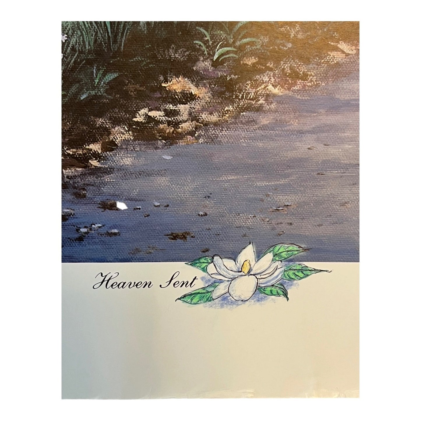 Vintage Elsie Louise Dunavant “Heaven Sent” 1994 Print Signed Artist Proof 27x22