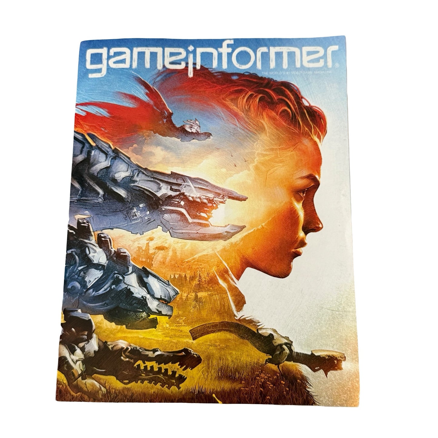 Lot of 4 Game Informer Magazines Horizon Zero Dawn Shadow of War VR Hellblade 2017