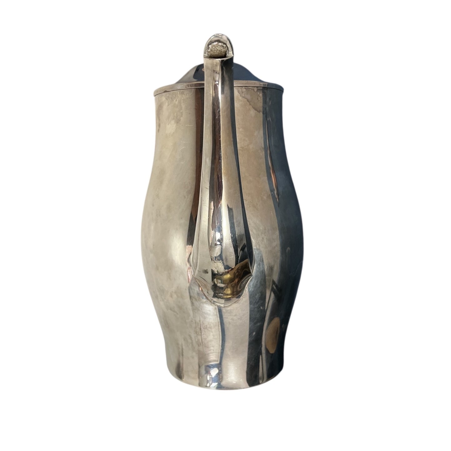 Vintage Oneida Community Paul Revere Reproduction Silverplate Coffee Pot – Pineapple Finial – Damaged