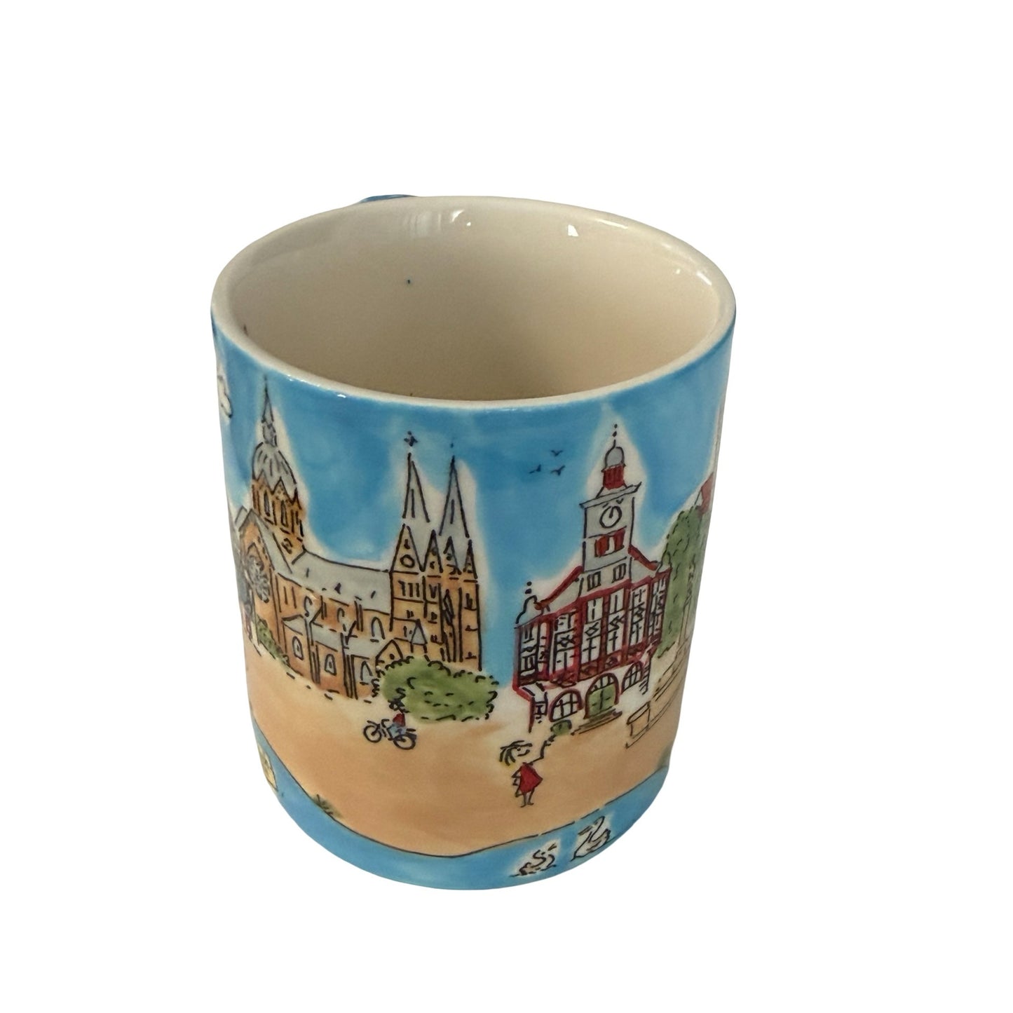 Hand Painted Heppenheim Germany Souvenir Mug Atregio Städter MediaMarketing