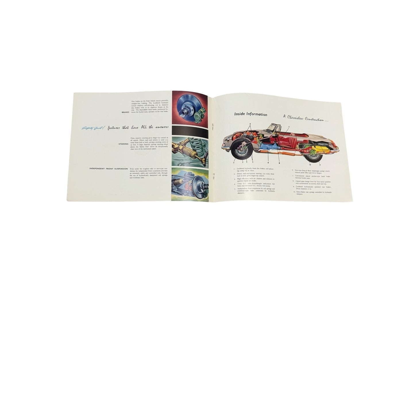 Vintage MG Automobile Sales Brochure Lot MGB MG Midget MG 1100 Original 1960s Dealer Literature Set of 3
