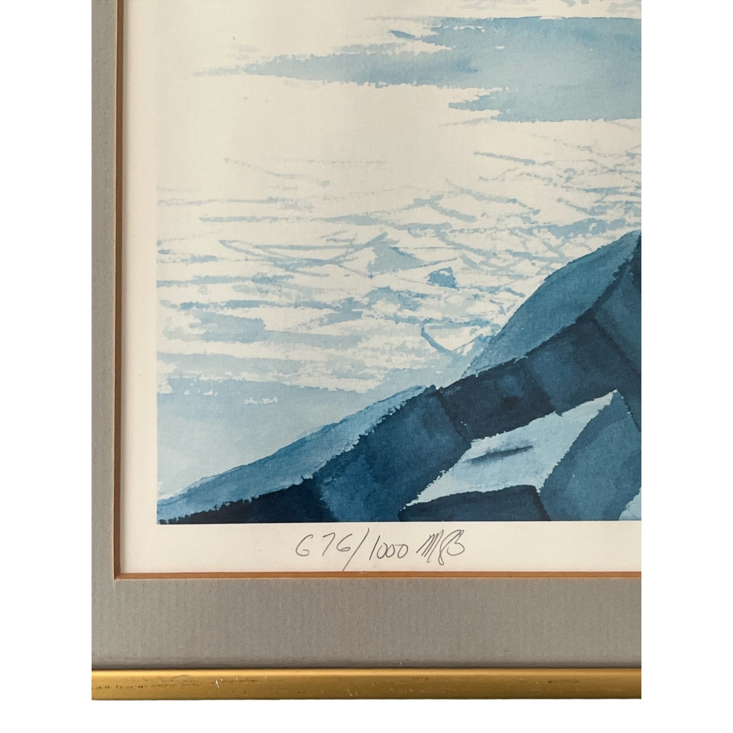 Vintage Merle Garver Barnhill Grand River Fairport Harbor Lighthouse Framed Print