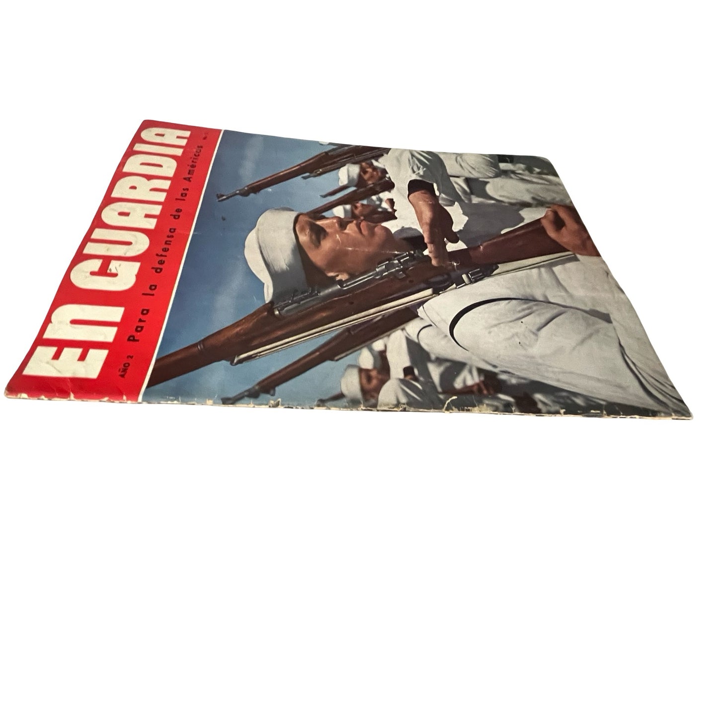Vintage En Guardia Magazine Año 2 No 1 Spanish WWII Era Military Propaganda Issue