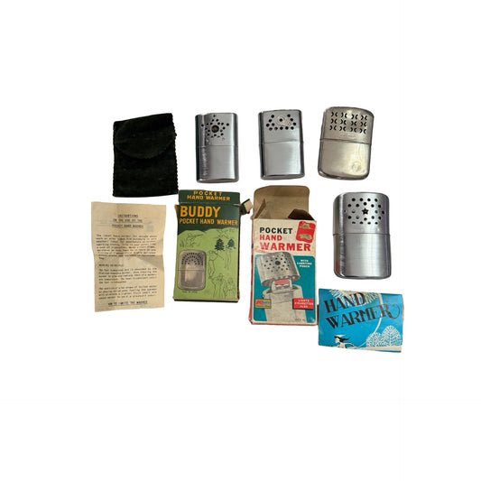Vintage Pocket Hand Warmer Lot Jon E Buddy Sportman Kmart Japan Hong Kong