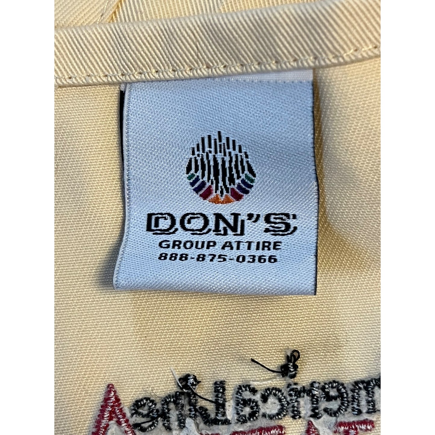 Holland America Line Culinary Arts Center Apron Food & Wine Cruise Souvenir Beige