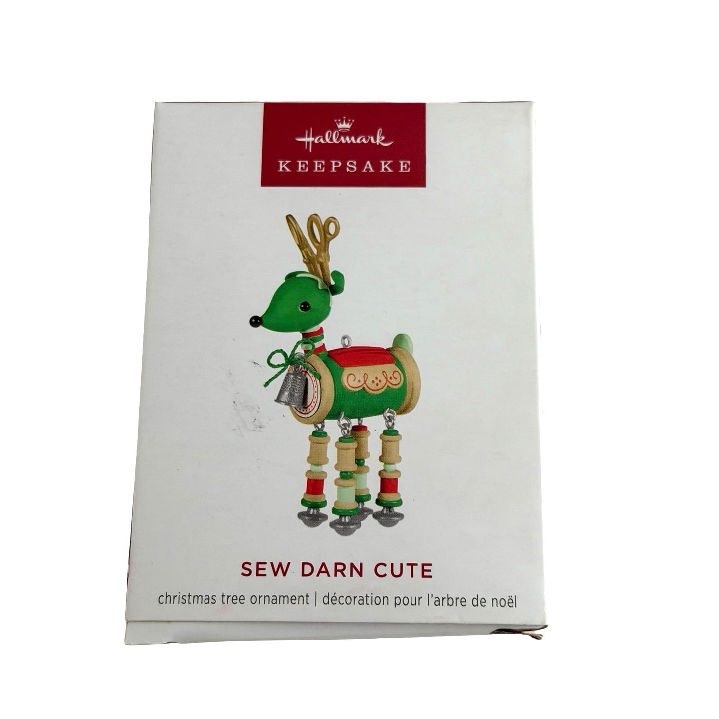 Hallmark Keepsake Sew Darn Cute Reindeer Ornament 2025 Artist Crafted Christmas Decor