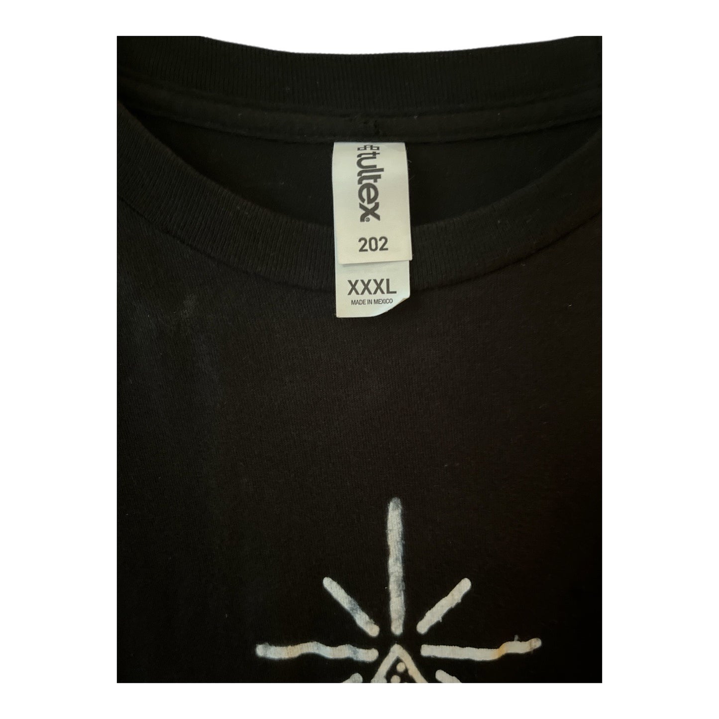Mystical Symbol Graphic T-Shirt – Black – Tultex XXXL – 26 x 32 – Fan-Inspired Design