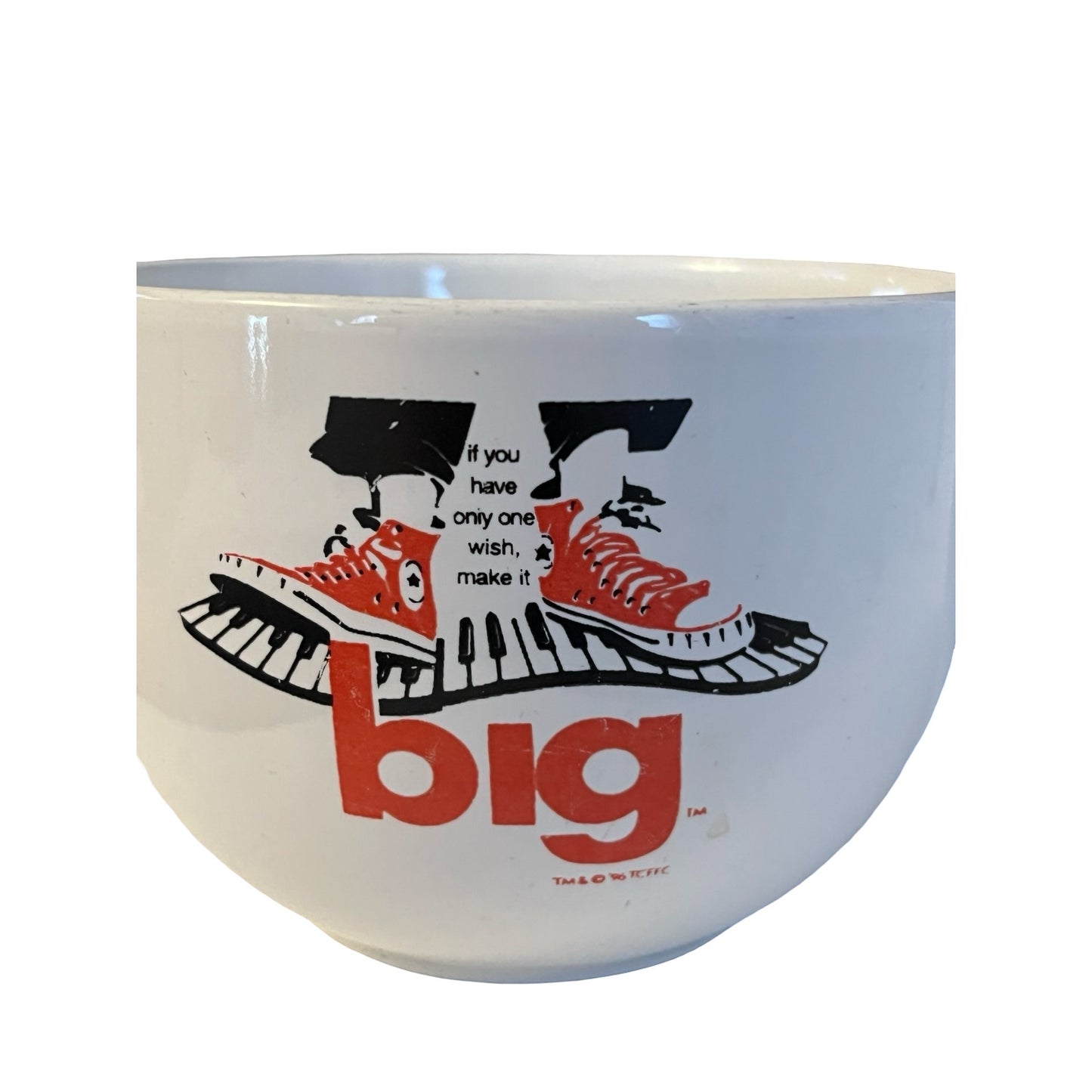 Big Movie Inspired Coffee Mug Piano Scene Red Sneakers Coffee Black Large Cup