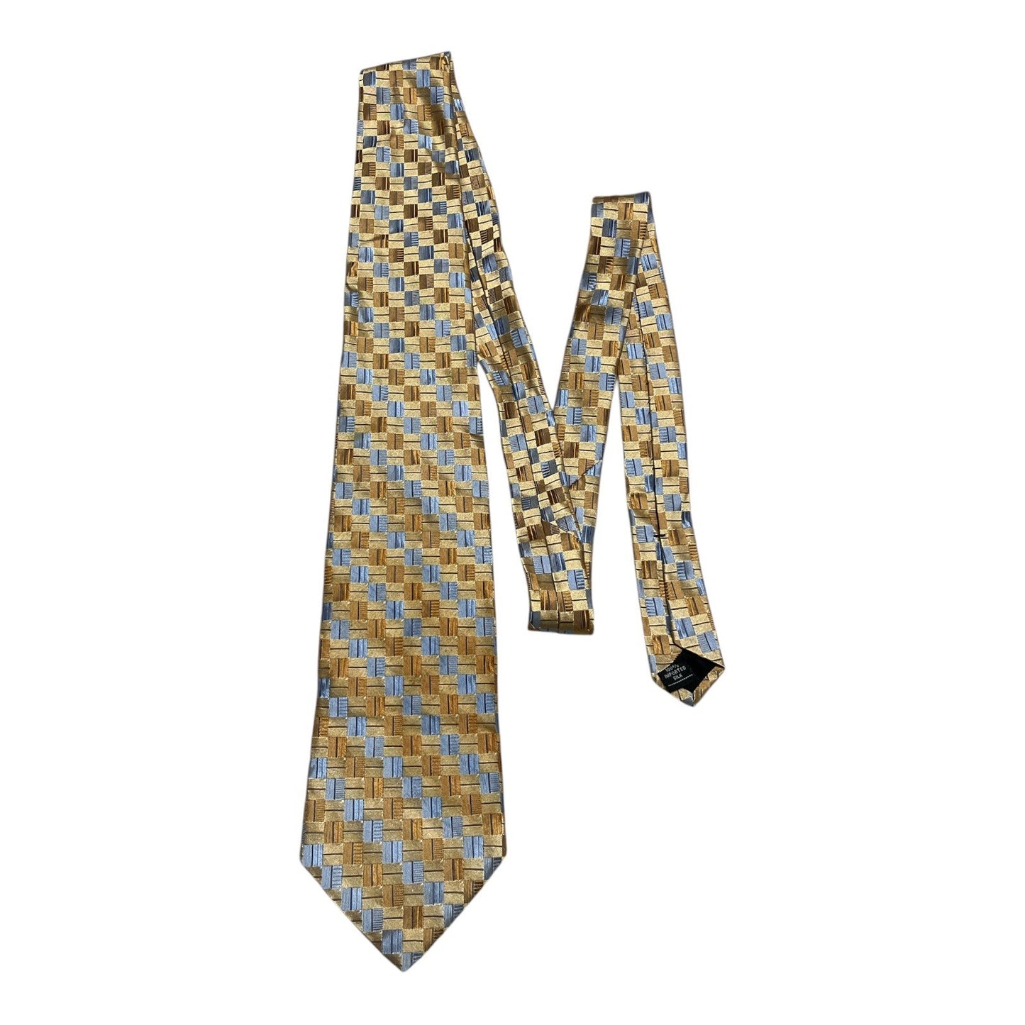 Vintage Croft & Barrow Men's Necktie – Geometric Pattern