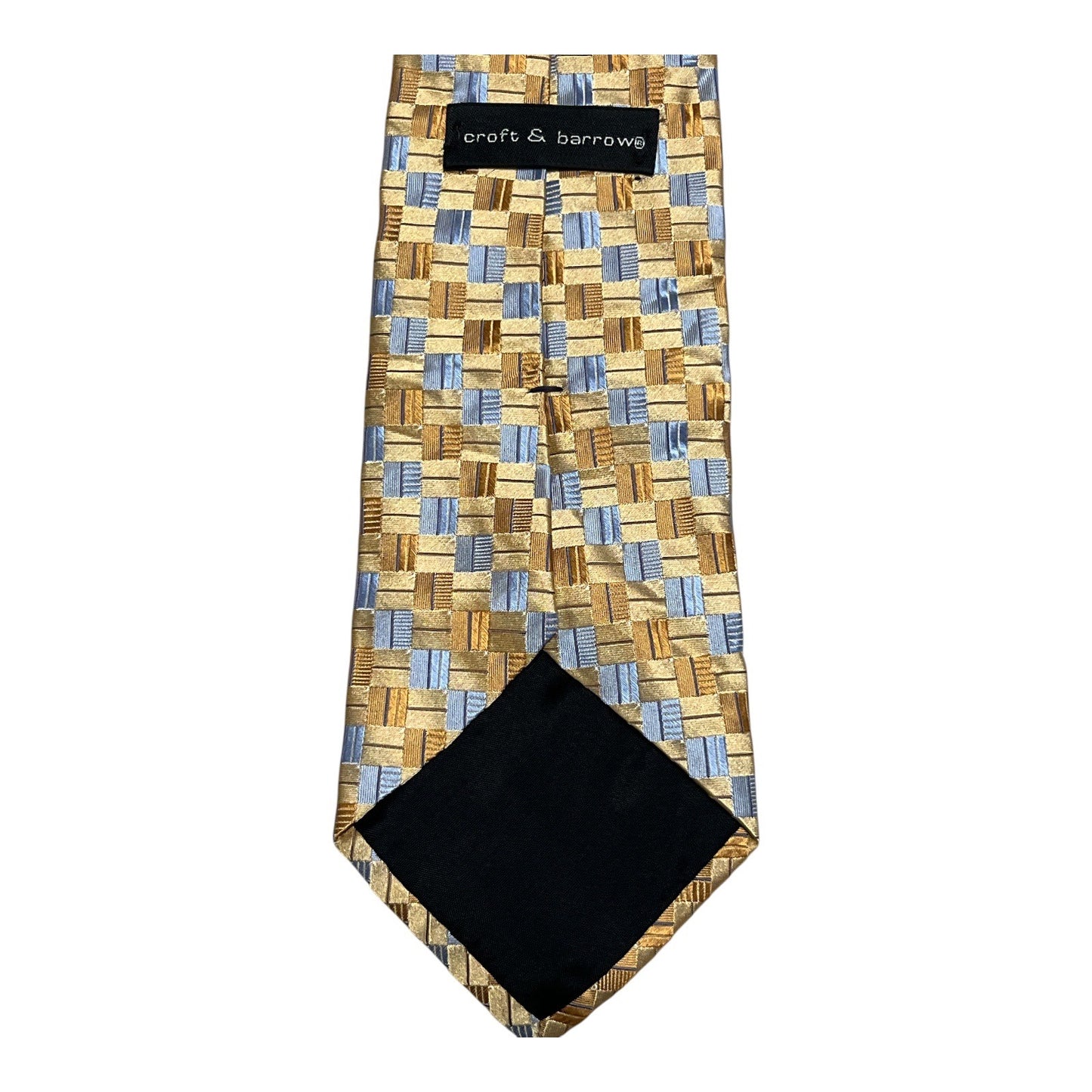 Vintage Croft & Barrow Men's Necktie – Geometric Pattern