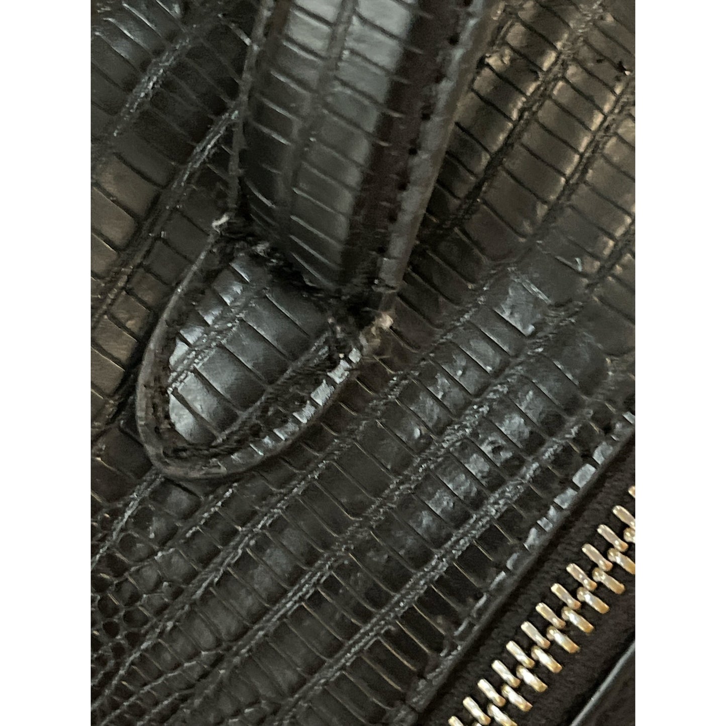 Simply Vera Vera Wang Black Faux Leather Mini Backpack – Textured Trim – Modern Style