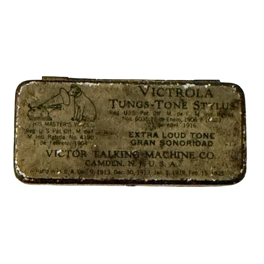 Vintage Victor Victrola Tungs-Tone Stylus Needle Tin Extra Loud Tone His Master's Voice