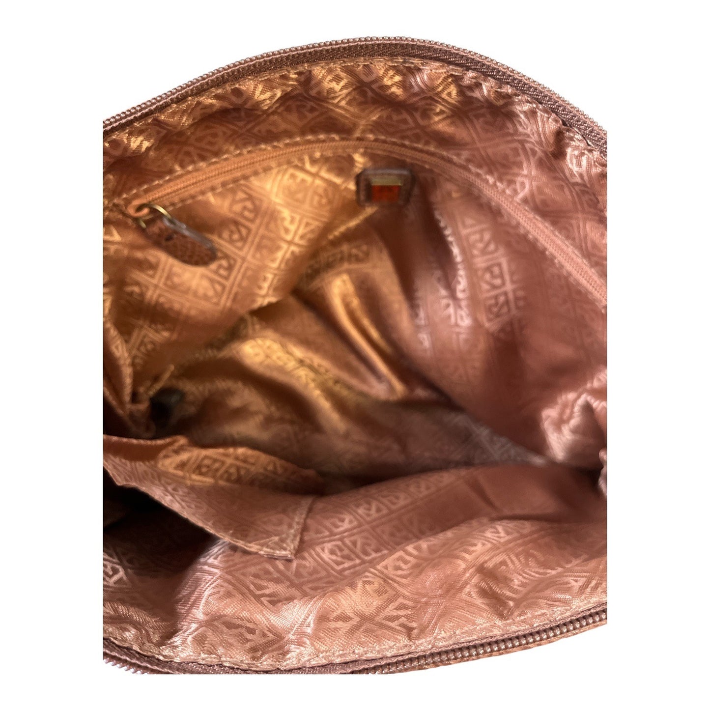 Relic Collection Brown Leather Shoulder Bag Vintage Style Handbag 9x12