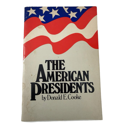 The American Presidents by Donald E. Cooke Vintage Hammond Illustrated History Paperback Jimmy Carter