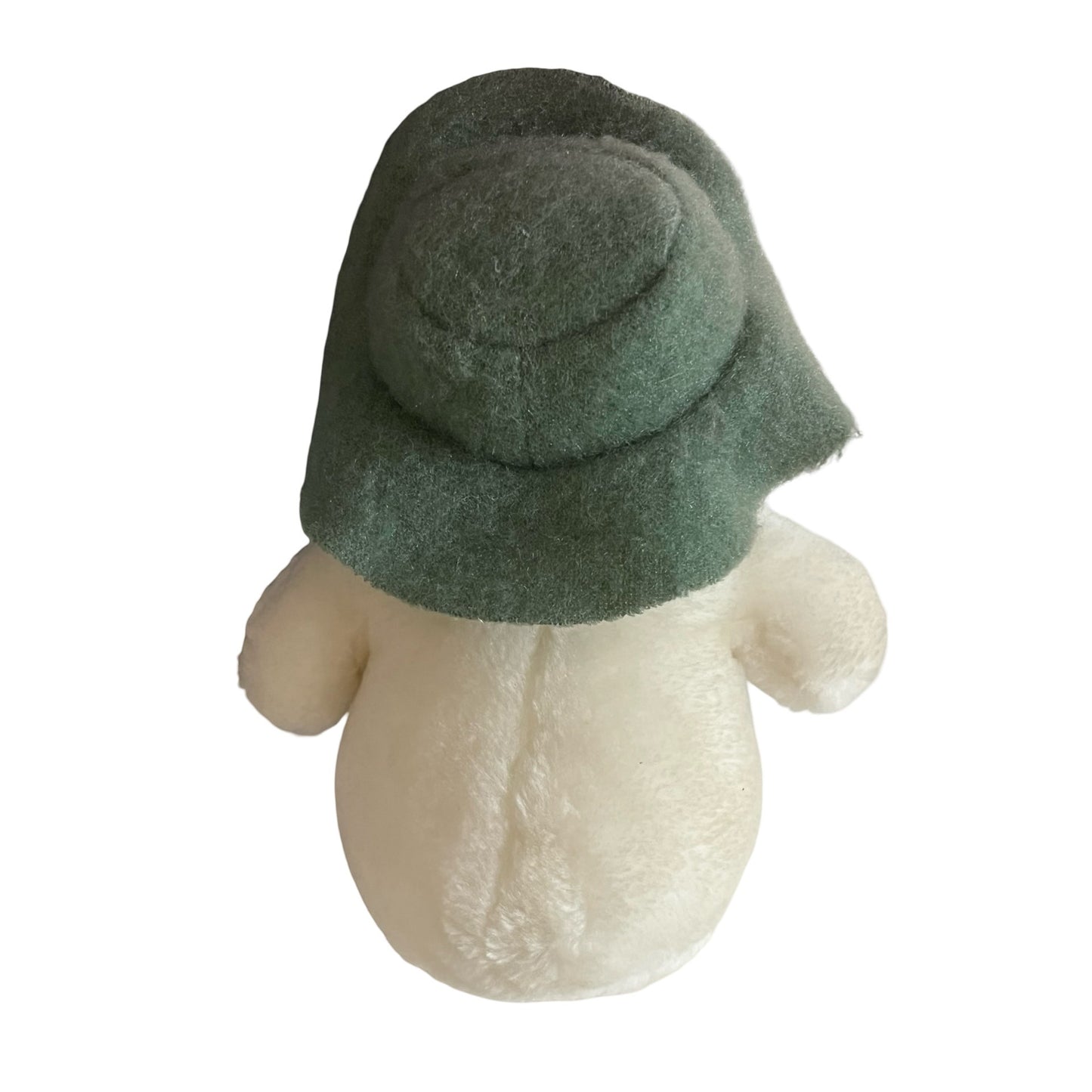 Vintage Eden Toys Snowman Plush 1985 Korea Stuffed Animal Winter Christmas Hat Scarf