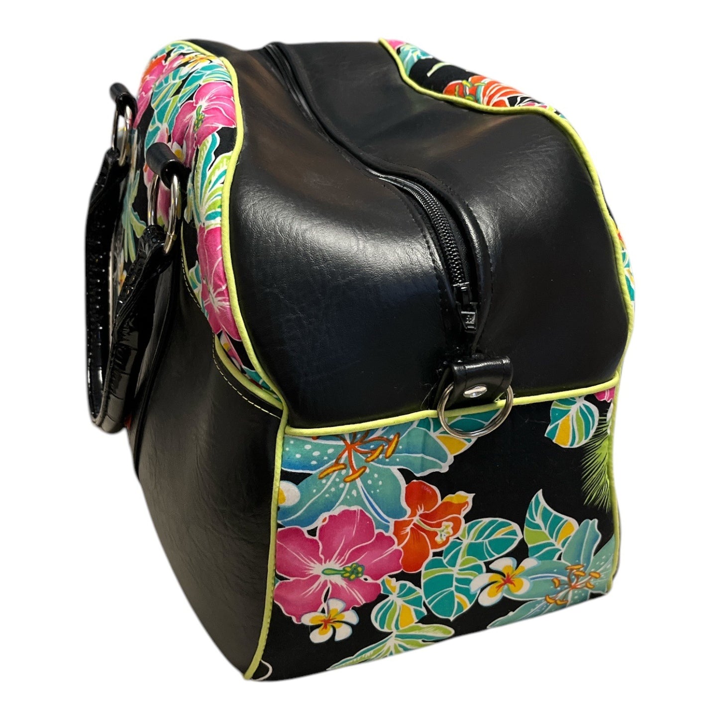 Floral Duffel Bag – Stylish and Spacious, Good Condition