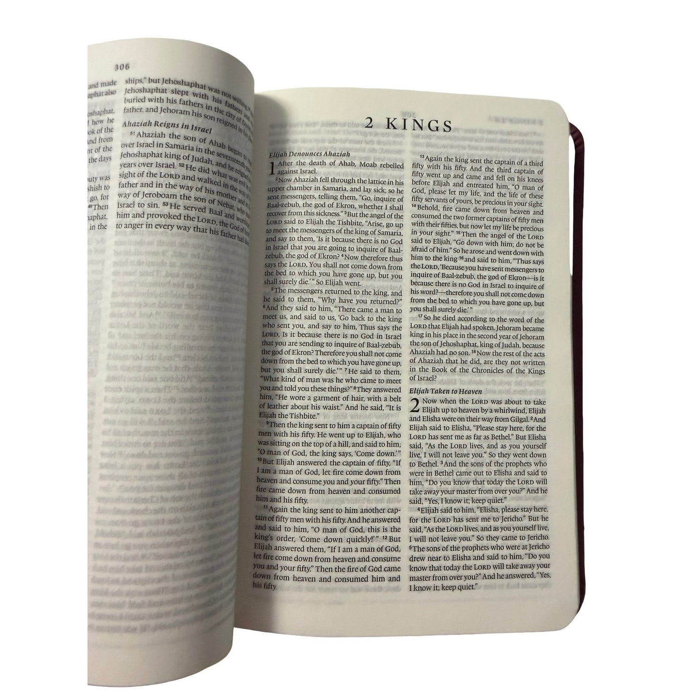 ESV Holy Bible English Standard Version Thinline Compact Edition Burgundy Crossway