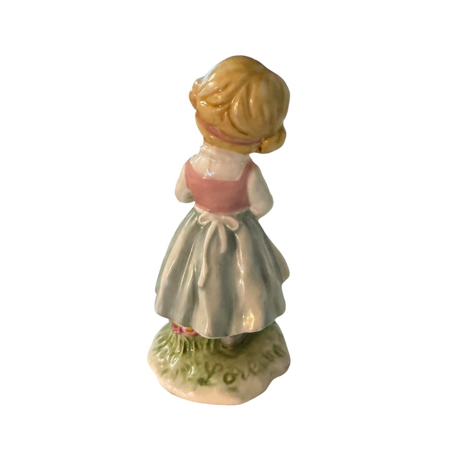 Vintage Goebel Love Figurine W Germany 1978 Girl Holding Flowers Porcelain