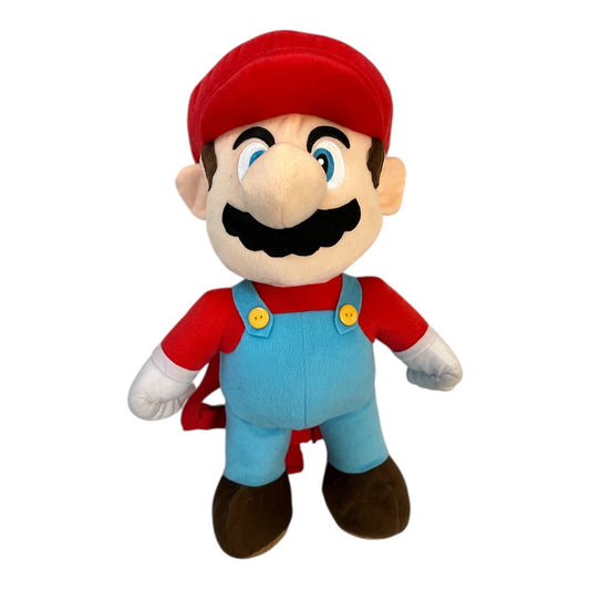 Super Mario Plush Backpack 18” Nintendo 2023 Mario Character Stuffed Toy Bag