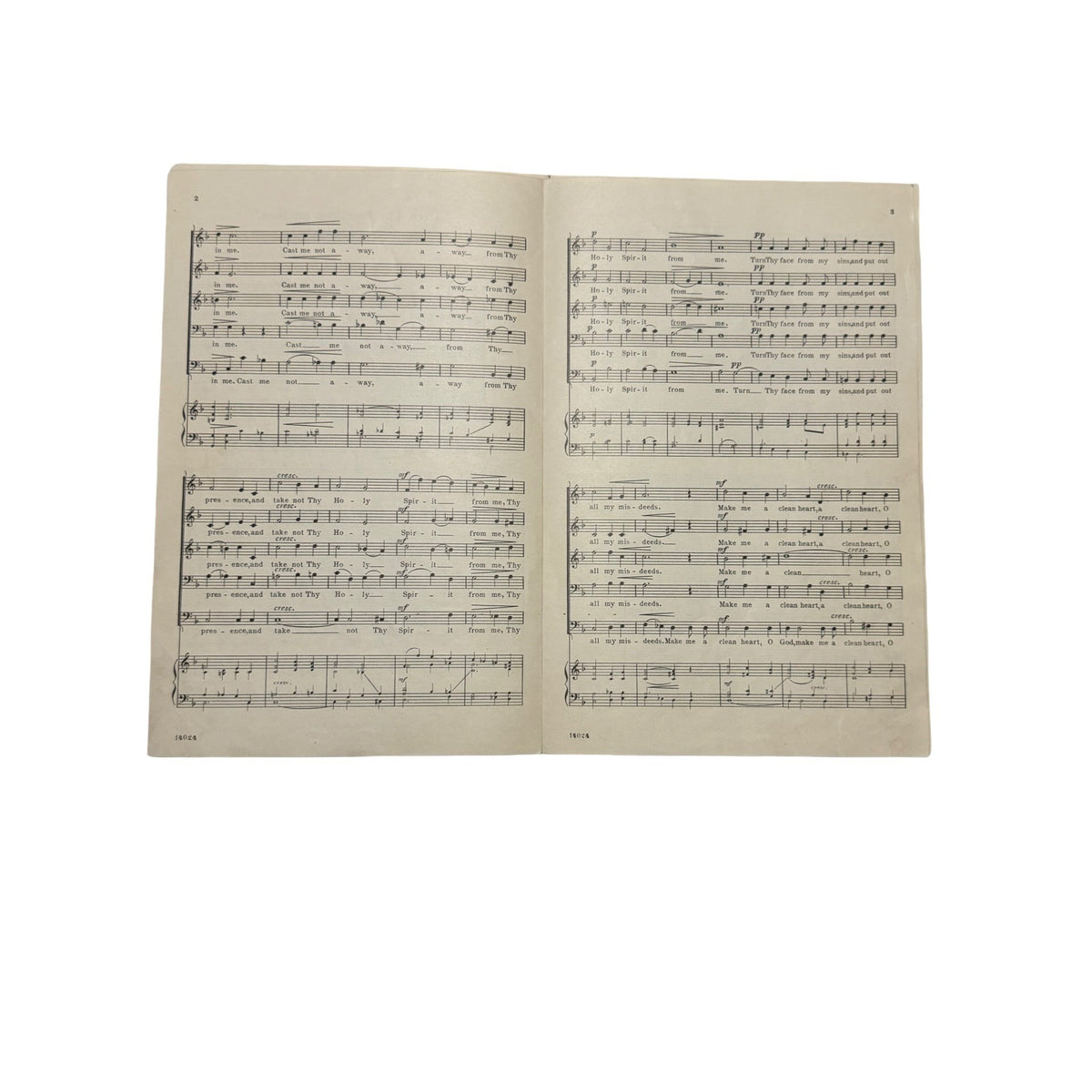 Antique G Schirmer General Anthems Church Choir Sheet Music Lot of 6 Victorian