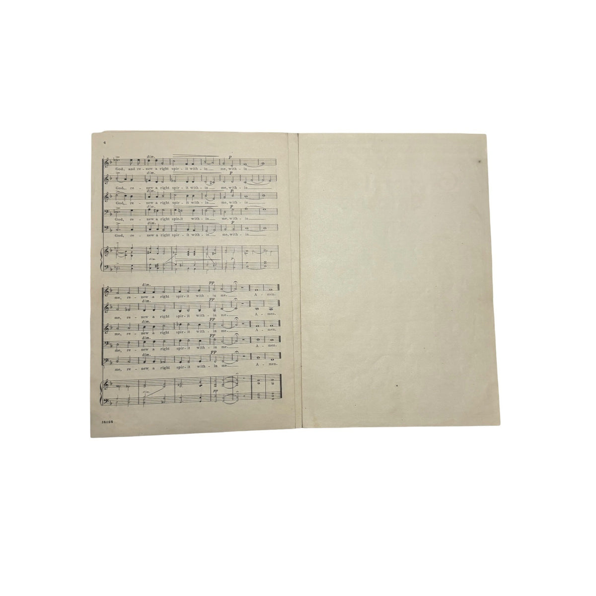 Antique G Schirmer General Anthems Church Choir Sheet Music Lot of 6 Victorian