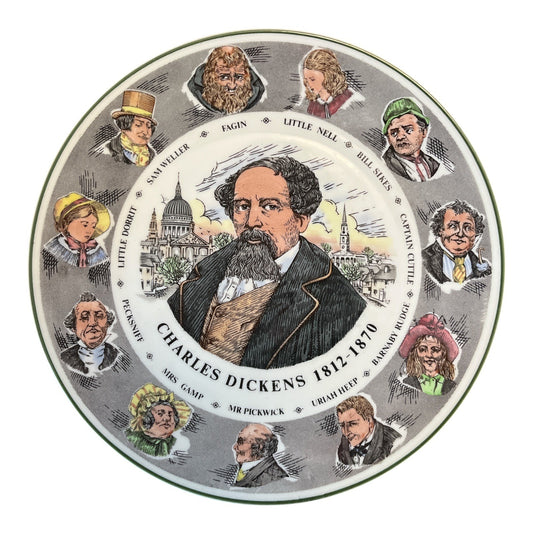 Royal Doulton Charles Dickens Plate 10.5” English Translucent China TC1042 Character Portrait