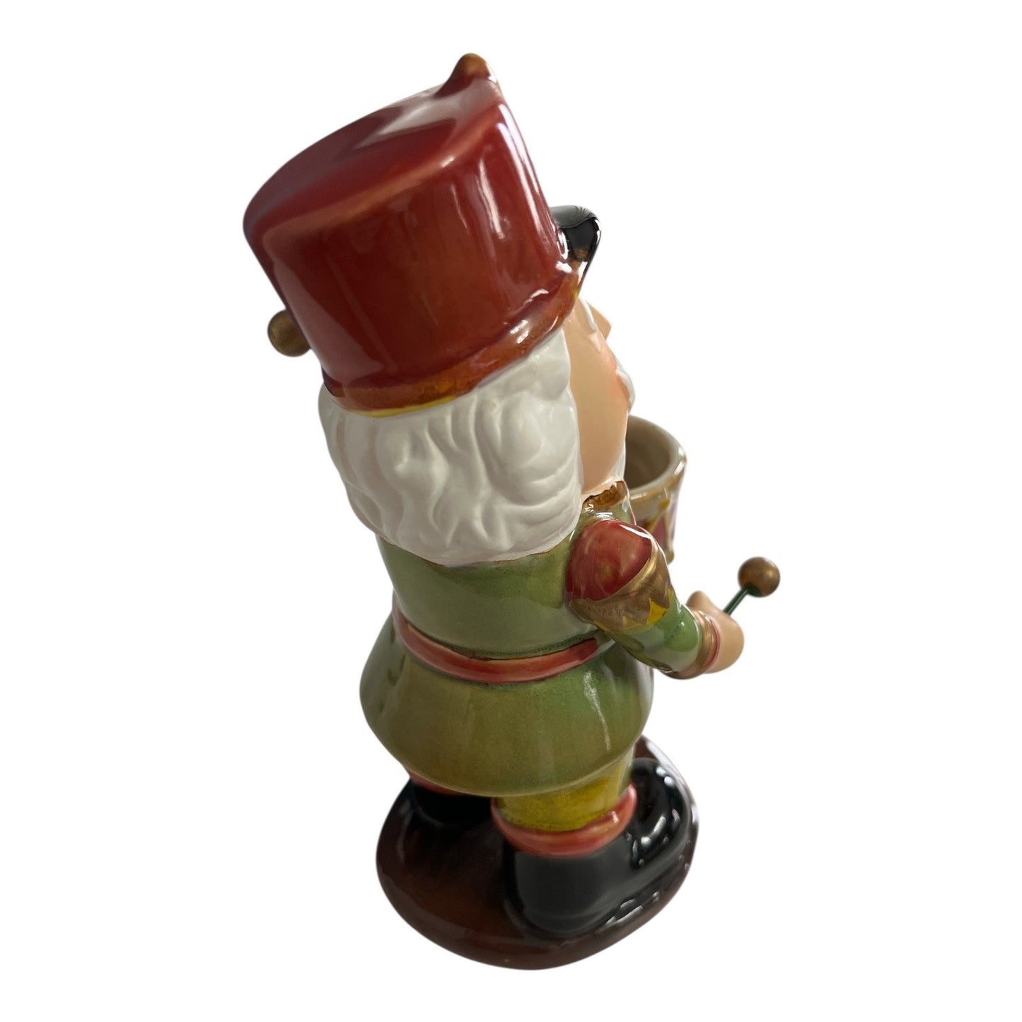 Vintage Yankee Candle Nutcracker Drum Tea Light Holder