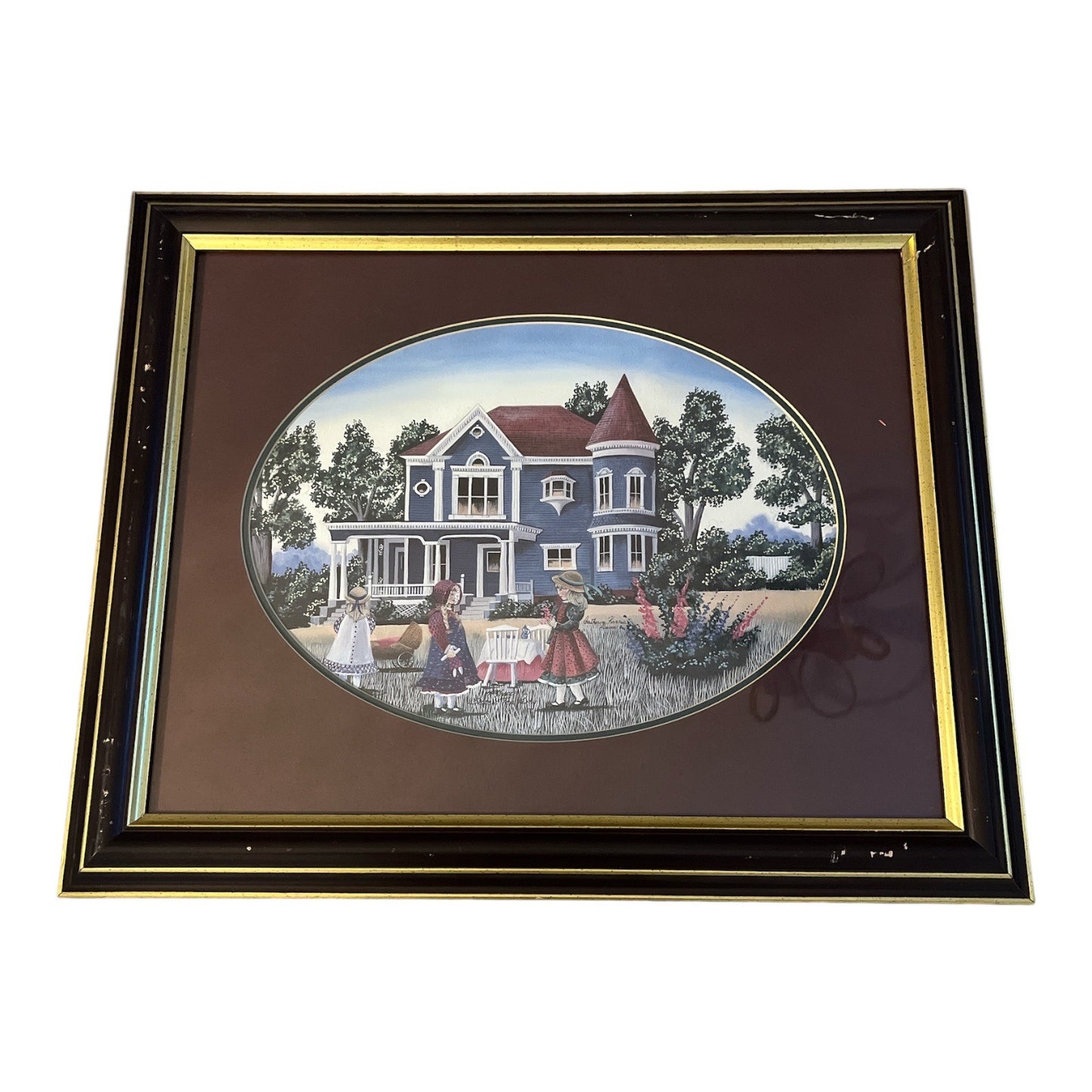 Catherine Karnes Munn Limited Edition Print – Sister’s Tea Party – Signed COA