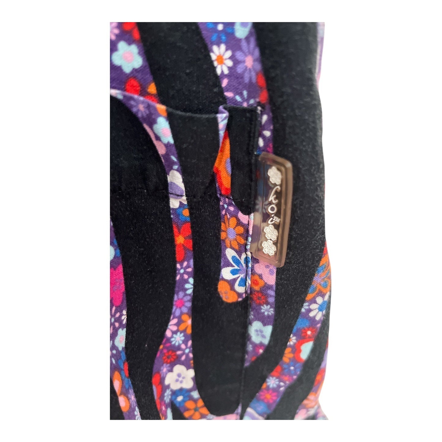 Set of 2 XL Koi Women’s Scrub Tops Floral & Abstract Prints 100% Cotton