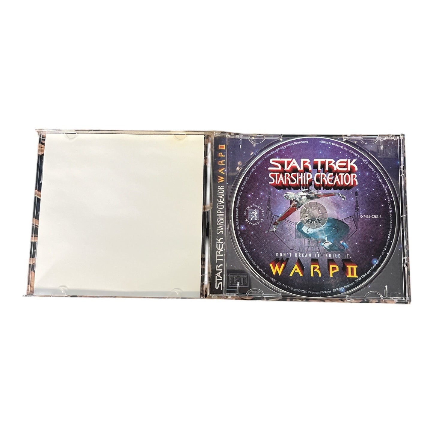 Star Trek Starship Creator Warp II PC CD-ROM Game Vintage 2000