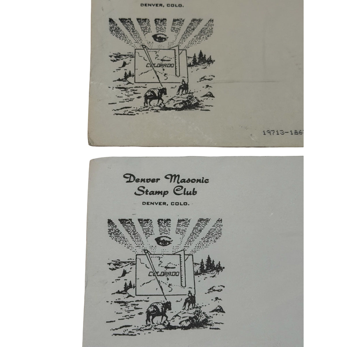 1994 Denver Masonic Stamp Club Sacagawea Legends of the West Philatelic Covers Lot of 2
