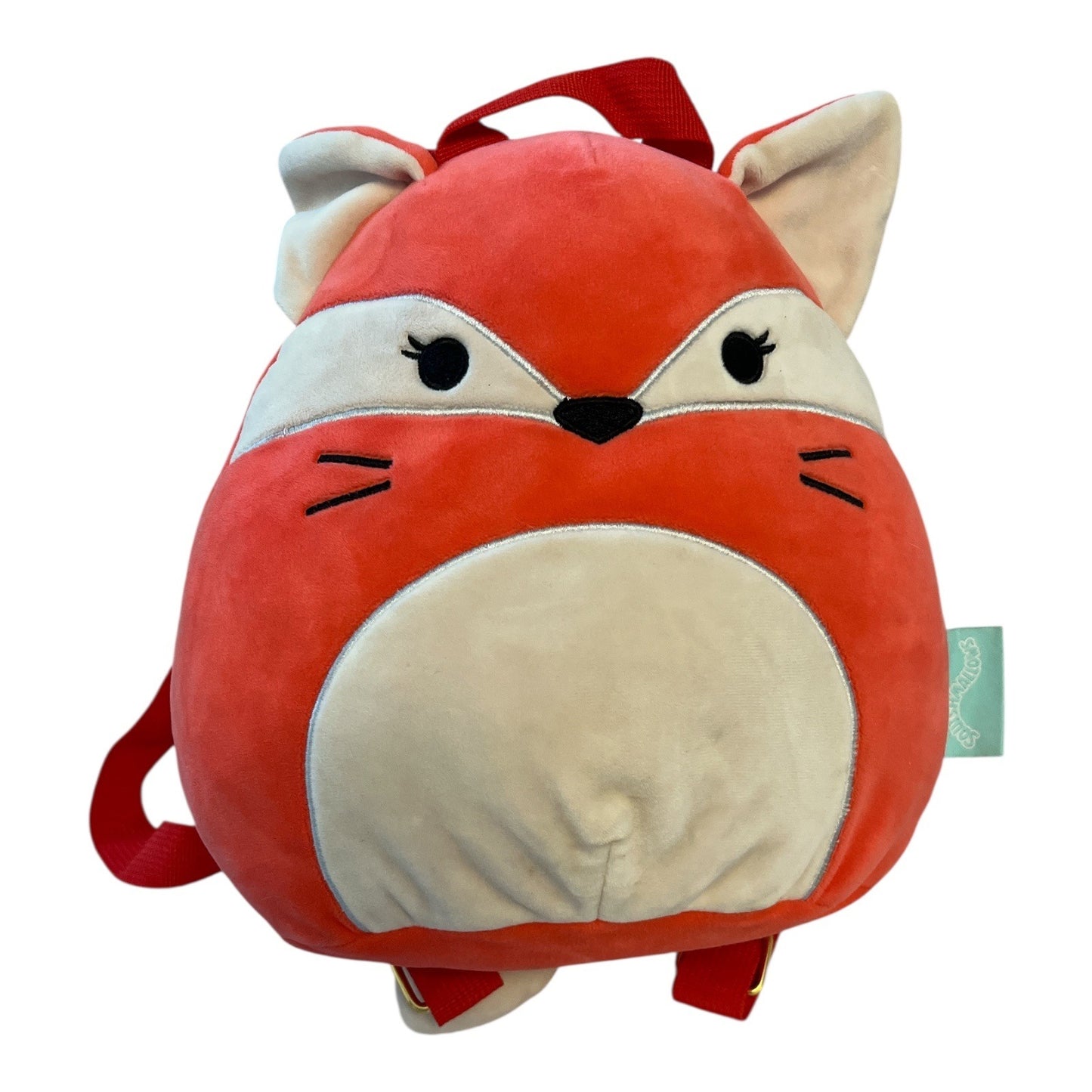 Squishmallows Fifi the Fox Plush Mini Backpack Bioworld 2022 Orange Kids Bag