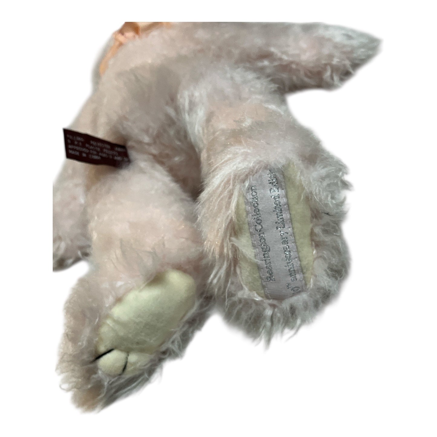 Bearington 10th Anniversary Charity Bear Pink Plush Limited Edition