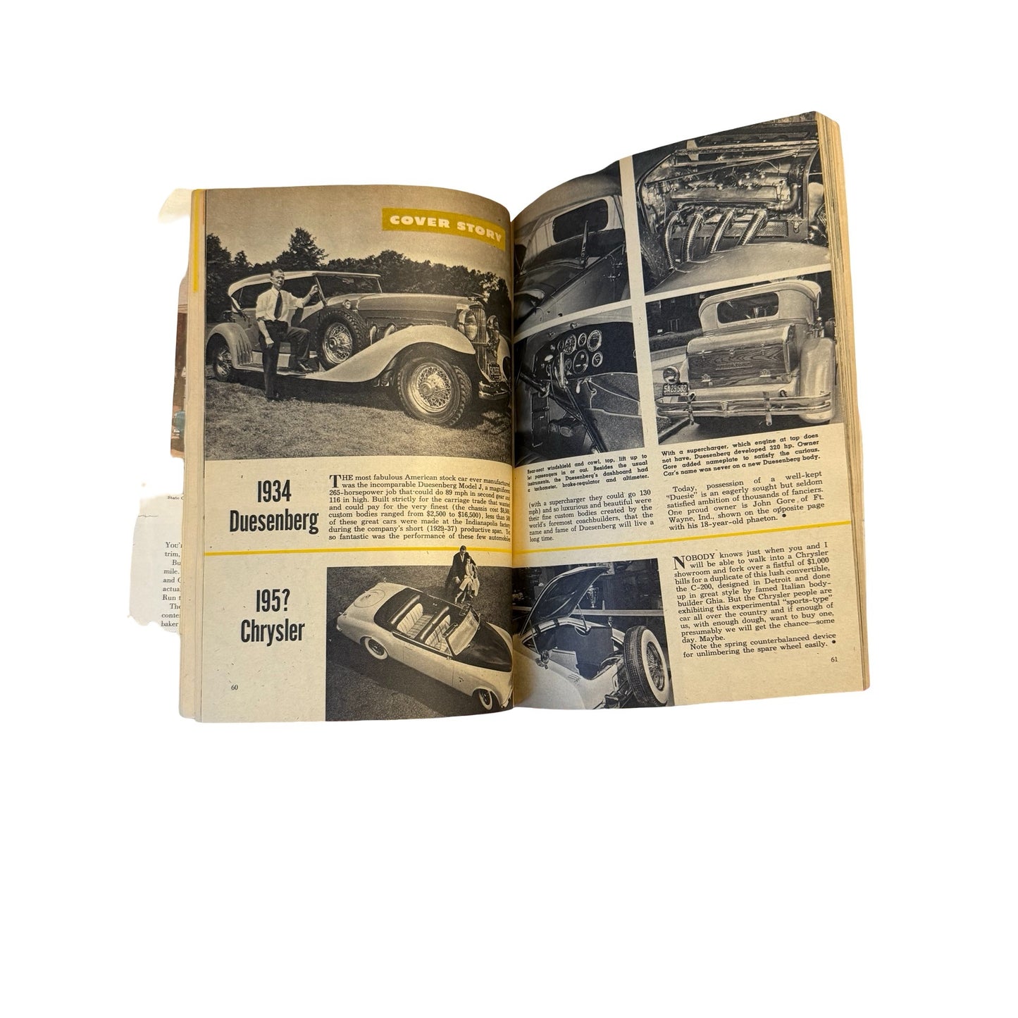 Mechanix Illustrated December 1957 Magazine Duesenberg Chrysler Triumph Mayflower Cars