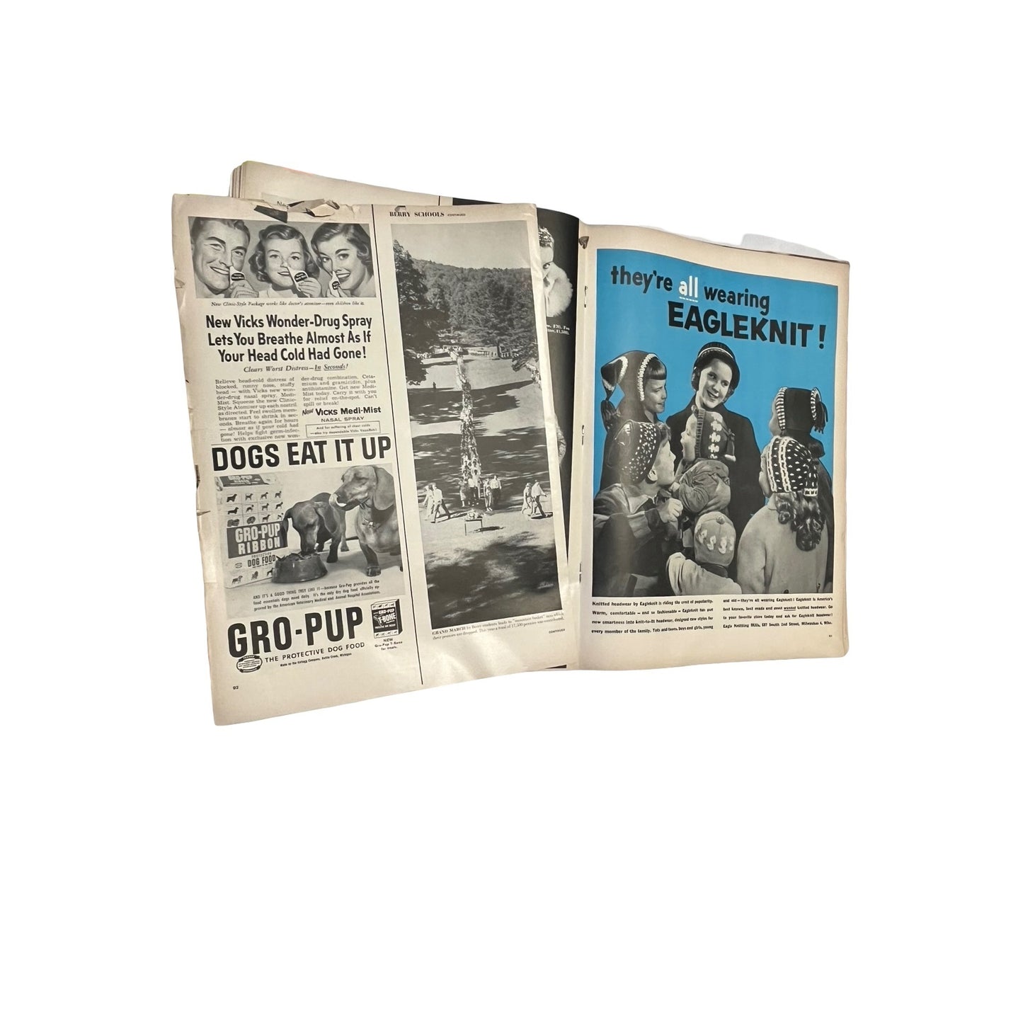 Vintage LIFE Magazine Lot 1955 January 17 & October 24 Issues Mid Century Ads Americana Ephemera