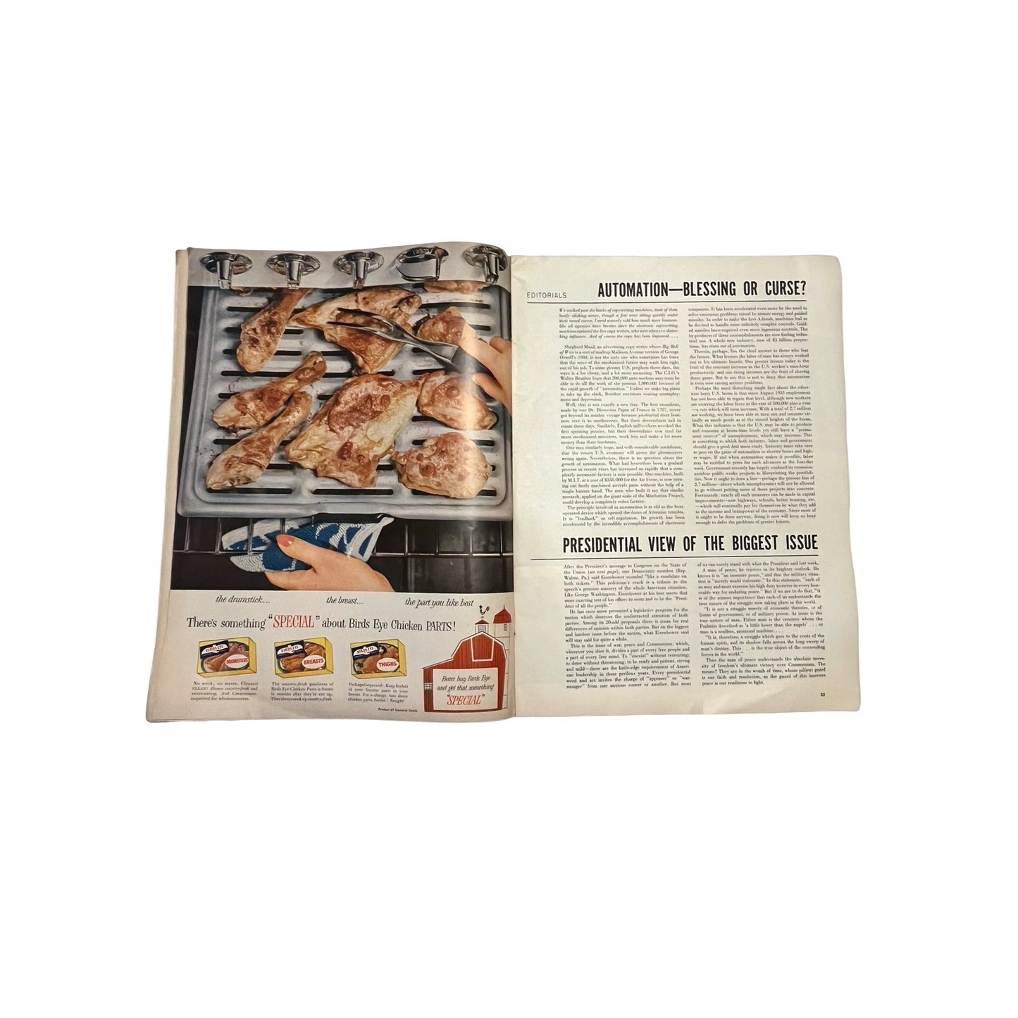 Vintage LIFE Magazine Lot 1955 January 17 & October 24 Issues Mid Century Ads Americana Ephemera