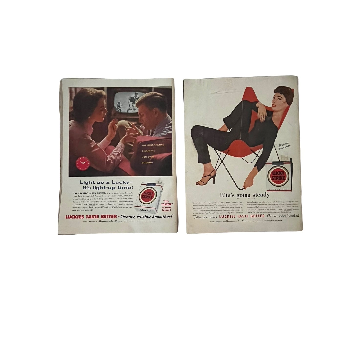 Vintage LIFE Magazine Lot 1955 January 17 & October 24 Issues Mid Century Ads Americana Ephemera