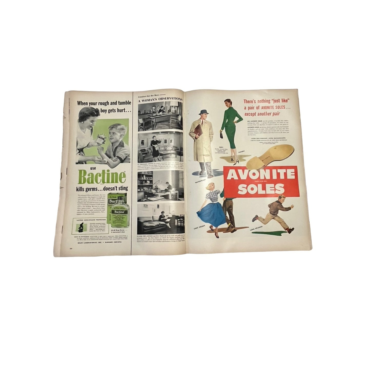 Vintage LIFE Magazine Lot 1955 January 17 & October 24 Issues Mid Century Ads Americana Ephemera