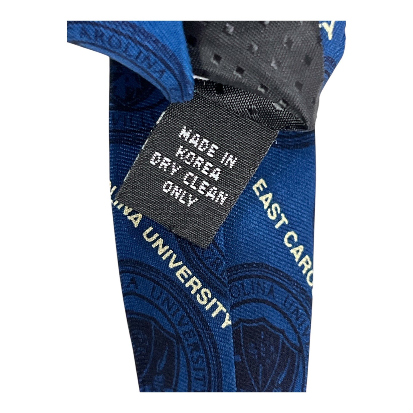 Vtg East Carolina University ECU Silk Necktie – College Classics – 100% Imported Silk – Made in Korea