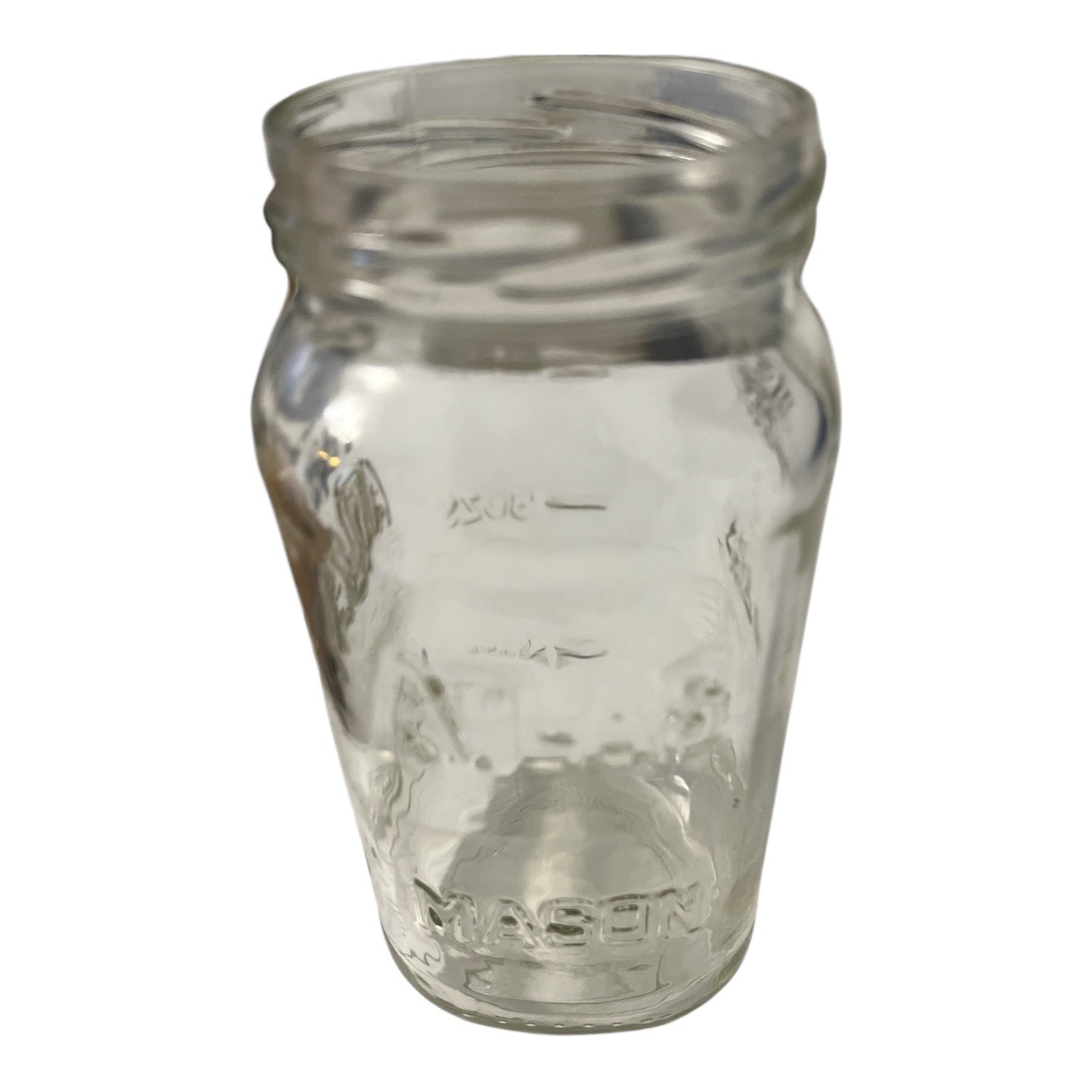 Vintage Atlas Mason Jar – Clear Glass Quart Canning Jar – Mid 20th Century
