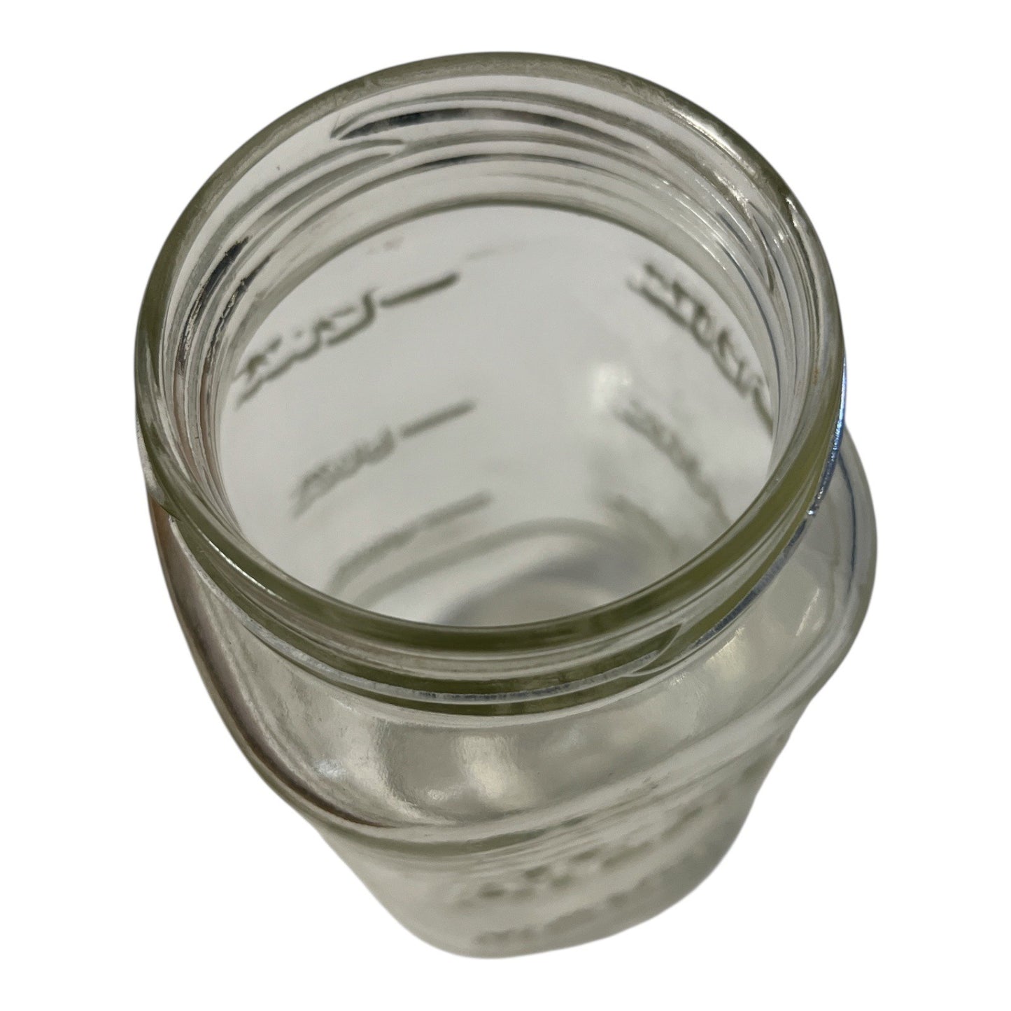 Vintage Atlas Mason Jar – Clear Glass Quart Canning Jar – Mid 20th Century