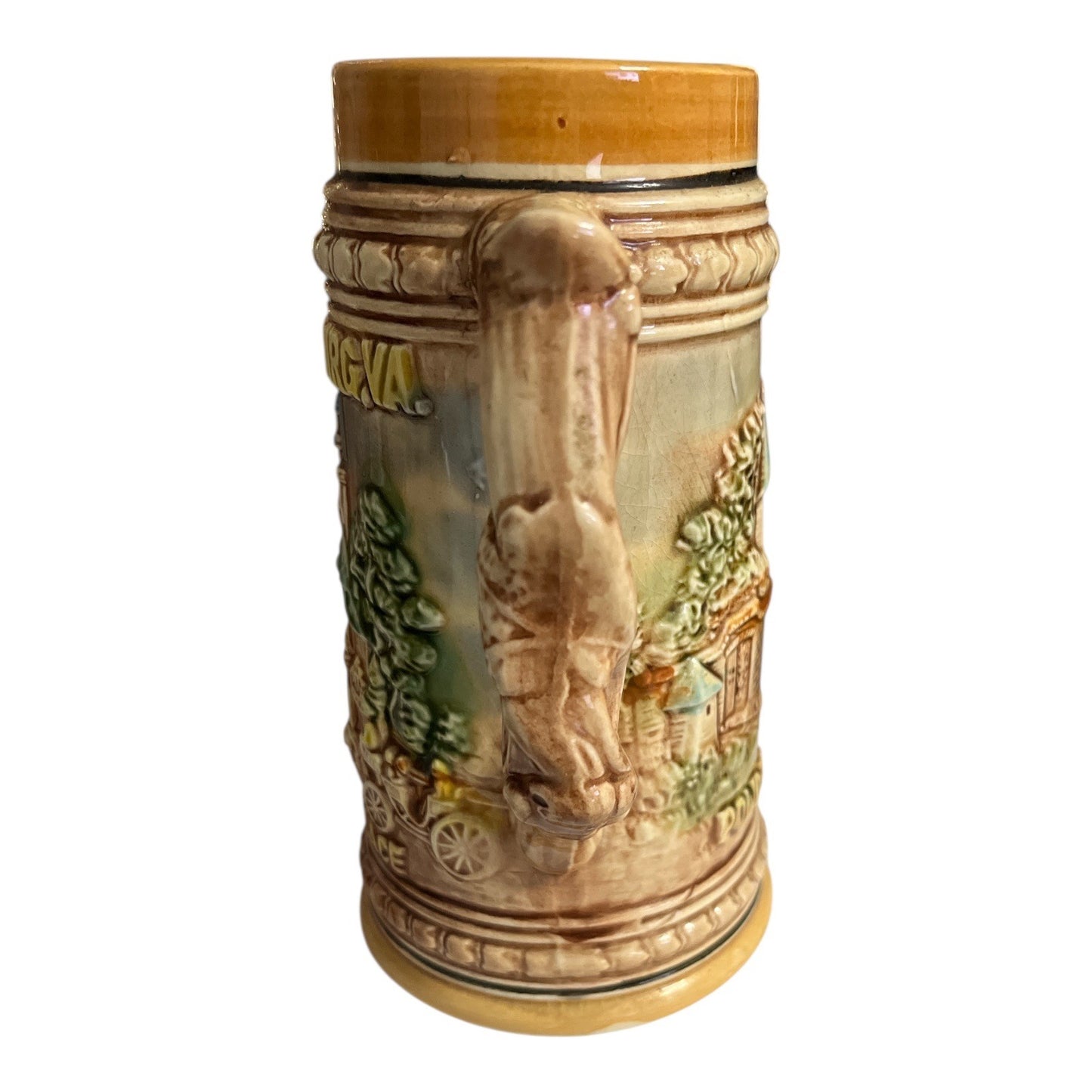 Vintage Williamsburg Governor’s Palace & Powder Magazine Beer Stein Made in Japan