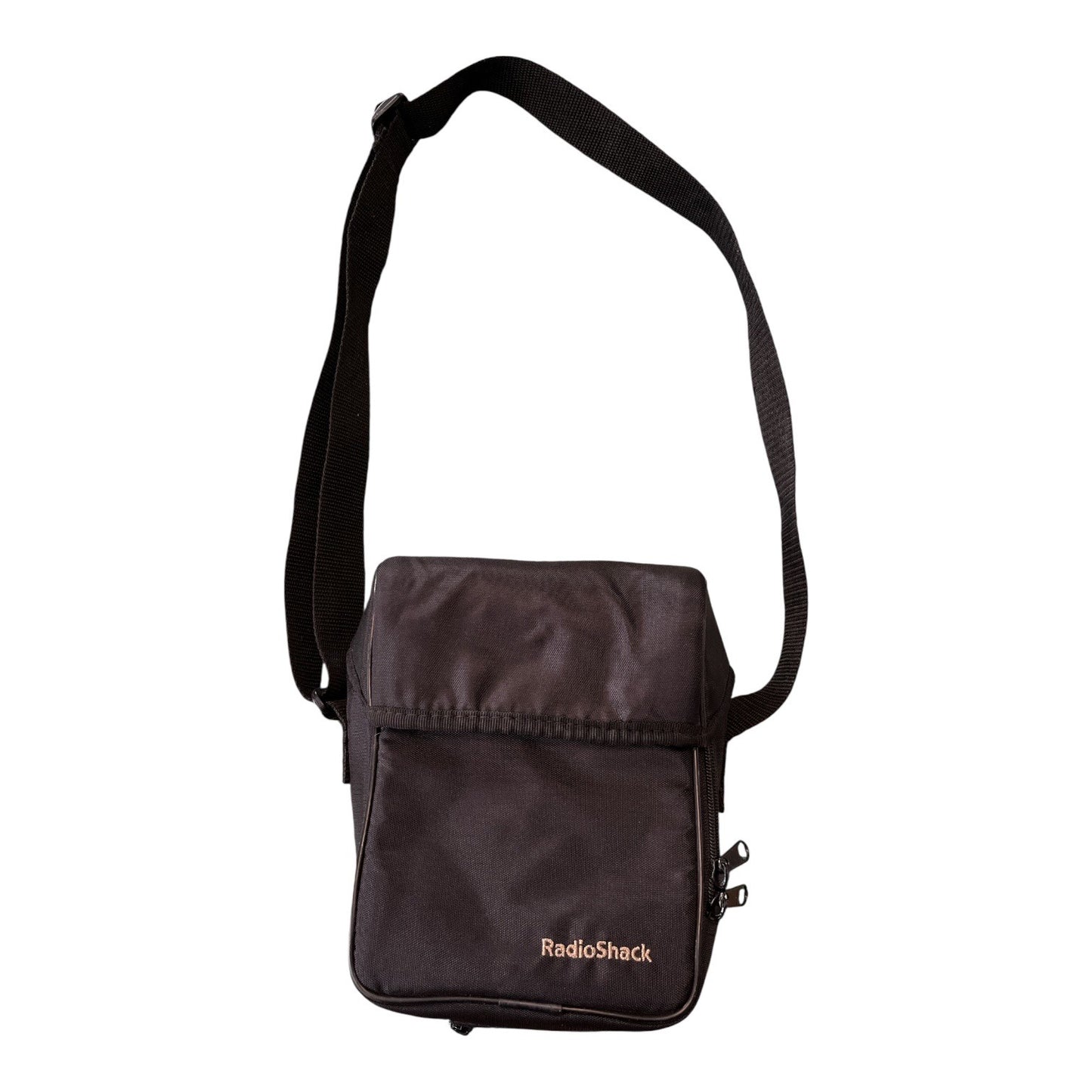 Vintage RadioShack Camera Bag Black Shoulder Case Adjustable Strap