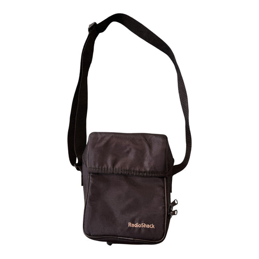 Vintage RadioShack Camera Bag Black Shoulder Case Adjustable Strap