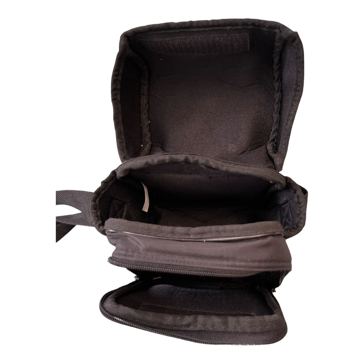 Vintage RadioShack Camera Bag Black Shoulder Case Adjustable Strap