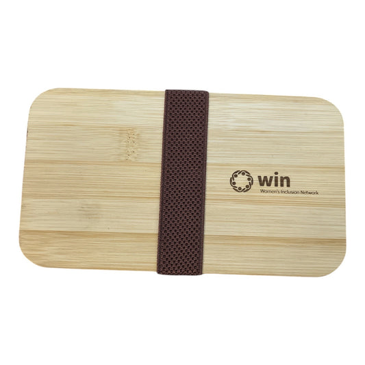 Wheat Straw Bento Lunch Box with Bamboo Lid – WIN Women’s Inclusion Network – BPA-Free – Eco-Friendly